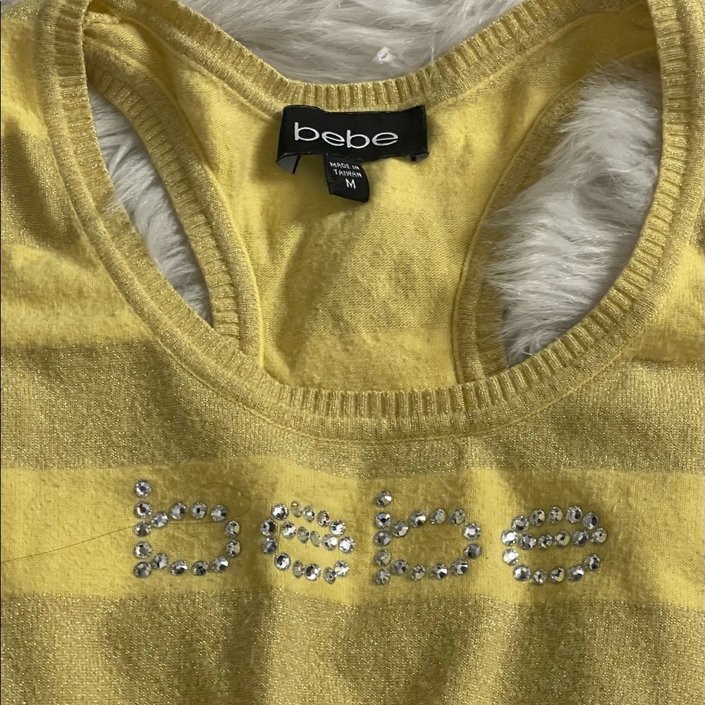 COPY - BEBE Y2K rhinestone top